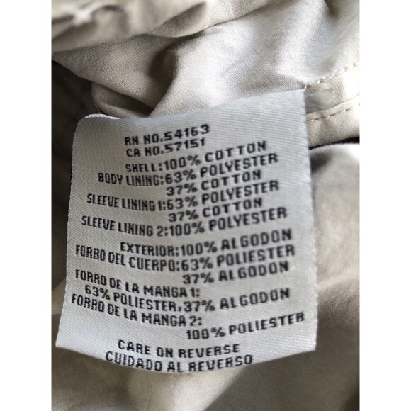 Levi’s lightweight fishtail anorak jacket hidden hood womens size L gray utility - Picture 12 of 12